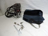 Porter Cable PCE6430 trim router with soft case and bits (tested operable).