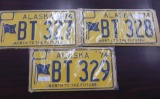 One set Colorado Truck License Plates.