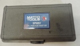 Matco SP6897 3 piece spark plug socket set with case.