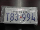One set Texas License Plates.