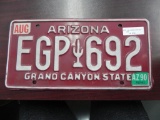 One Arizona License Plate.