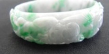 Jade carved bracelet.