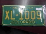 One set Colorado Rec. Truck License Plates.