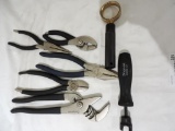 Snap On B1356E brake tool and compnion pliers.