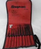 Snap On 11 piece punch and chisel set.