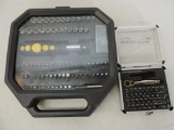 Screw driver ratchet set (unknown maker) and Sunex 9726 mini ratchet & bit set.