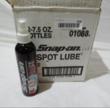 8 7.5oz bottles of snap on spot lube.