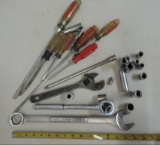 Assorted Craftsman tools.
