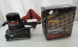 Craftsman dual action sander and ceramic brisquettes.