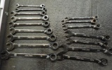 Jesse James standard and metric ratchet wrenches.
