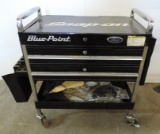 Snap On Blue Point rolling tool cart with key.