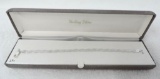 Marked sterling silver bracelet.