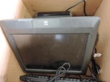 2 NCR model 7616-1500-8801 Point of sale systems with cash drawers and keys.
