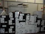 Massive lot of replacement toner cartridges.