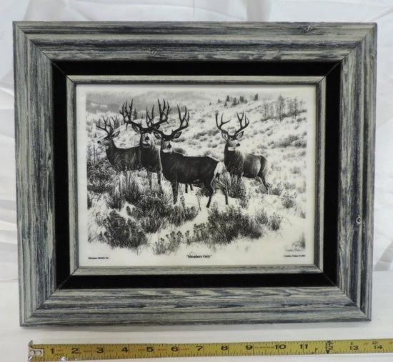 16x14" Cynthie Fisher Montana Marble Inc (Members Only) marble art.