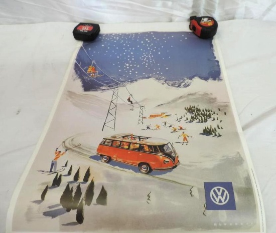 1985 vintage Mundorf VW poster.