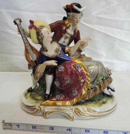 Dresden figurine in good condition.