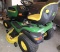 John Deere model E160 lawn tractor .