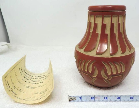 Santa Clara Pueblo native pottery by Anna Archuleta.