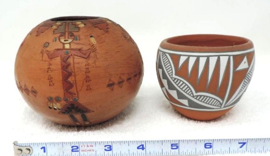 Mary Small and Navajo pottery.