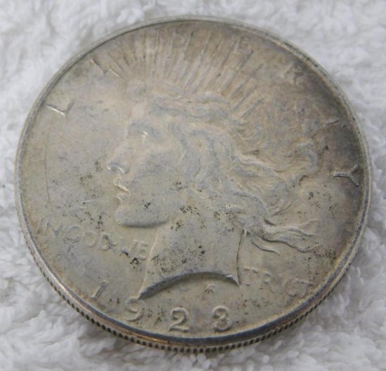 1923 US Peace Silver Dollar coin