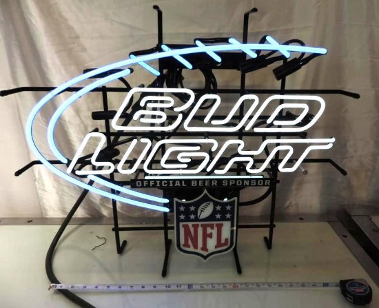 Bud Light NFL neon sign.