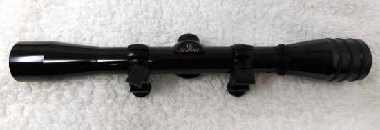 Vintage Redfield 4X rimfire rifle scope