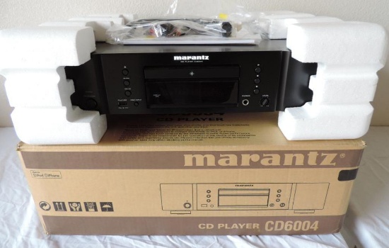 Marantz CD6004 CD player with original box and manual.