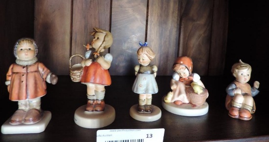 Hummel figurine assortment.