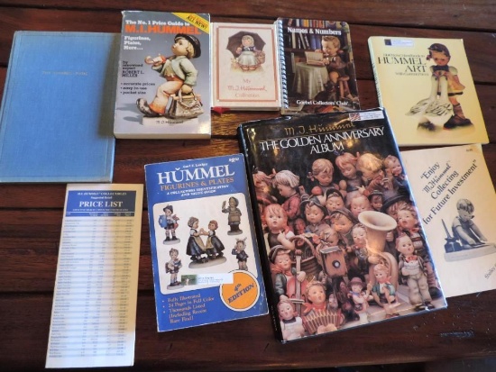 Assortment of Hummel books.