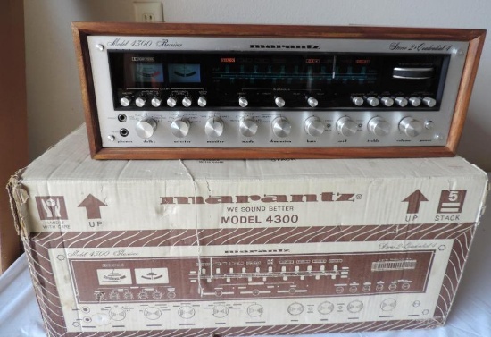 Marantz model 4300 receiver with box and manual.
