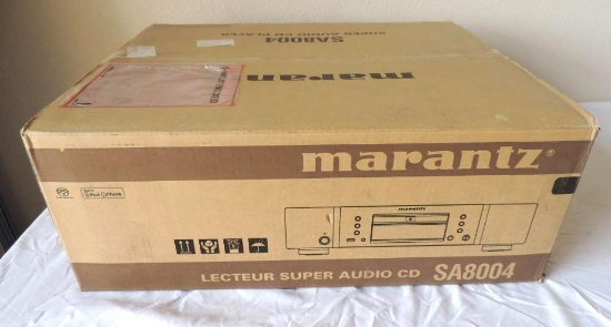 Black Marantz super audio CD player model SA8004.