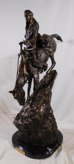 Frederick Remington "Mountain Man" bronze statue