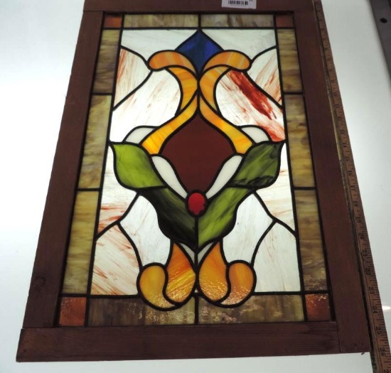 Gorgeous stained glass window.