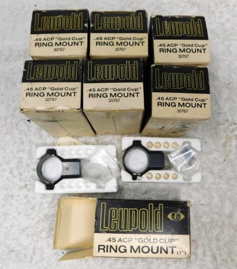 Leupold 45 ACP Gold Cup ring mount sets