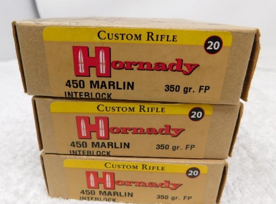 Hornady Custom 450 Marlin ammunition