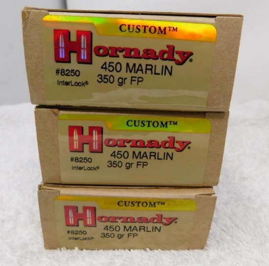 Hornady Custom 450 Marlin ammunition