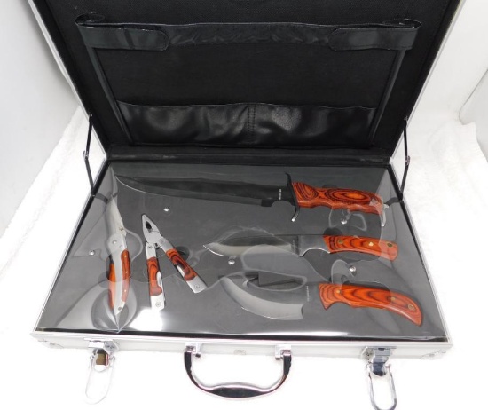 Cobalt cased knife set