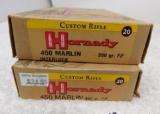 Hornady Custom 450 Marlin ammunition