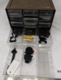 Gunsmiths parts organizer with parts