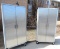 Two Nice stainless front rolling cabinets.