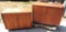 Pair of mid century cabinets.