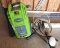 Greenworks 1500PSI electric pressure washer.