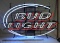 Bud Light neon sign.