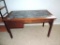 Inlaid simulated stone top desk in excellent shape.