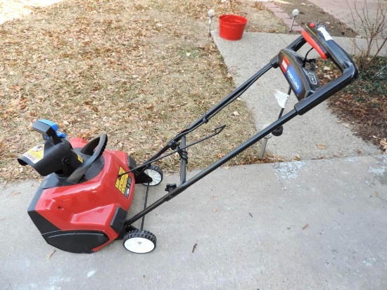 Toro 18" power curve snow blower.