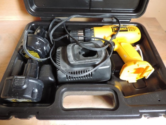 DeWalt 9.6 volt cordless drill.