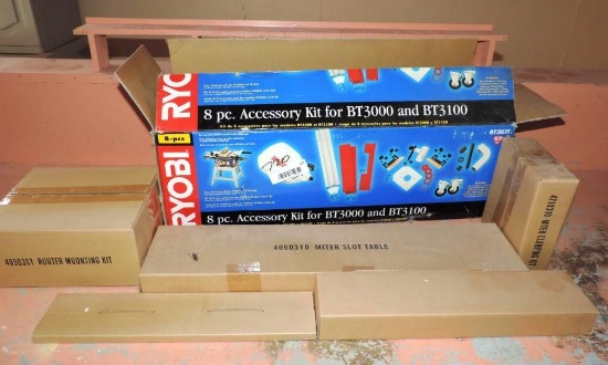 Ryobi accessory kit for BT3000 and BT3100 table saws.