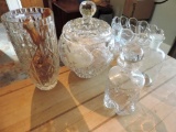 Nice Cut glass assortment.