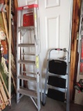 Davidson 6' ladder and Rubbermaid step ladder.